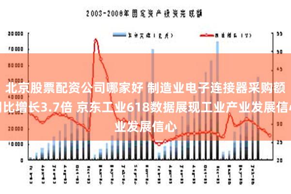 北京股票配资公司哪家好 制造业电子连接器采购额同比增长3.7倍 京东工业618数据展现工业产业发展信心