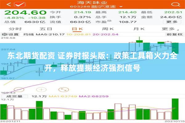 东北期货配资 证券时报头版：政策工具箱火力全开，释放提振经济强烈信号